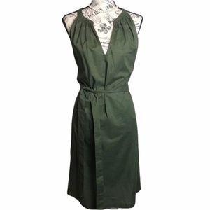 A NEW DAY Green Casual Midi Dress Pocket XL